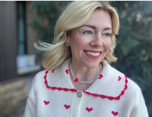 AMORE RED HEART NECKLACE