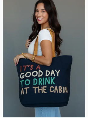NAVY TOTE