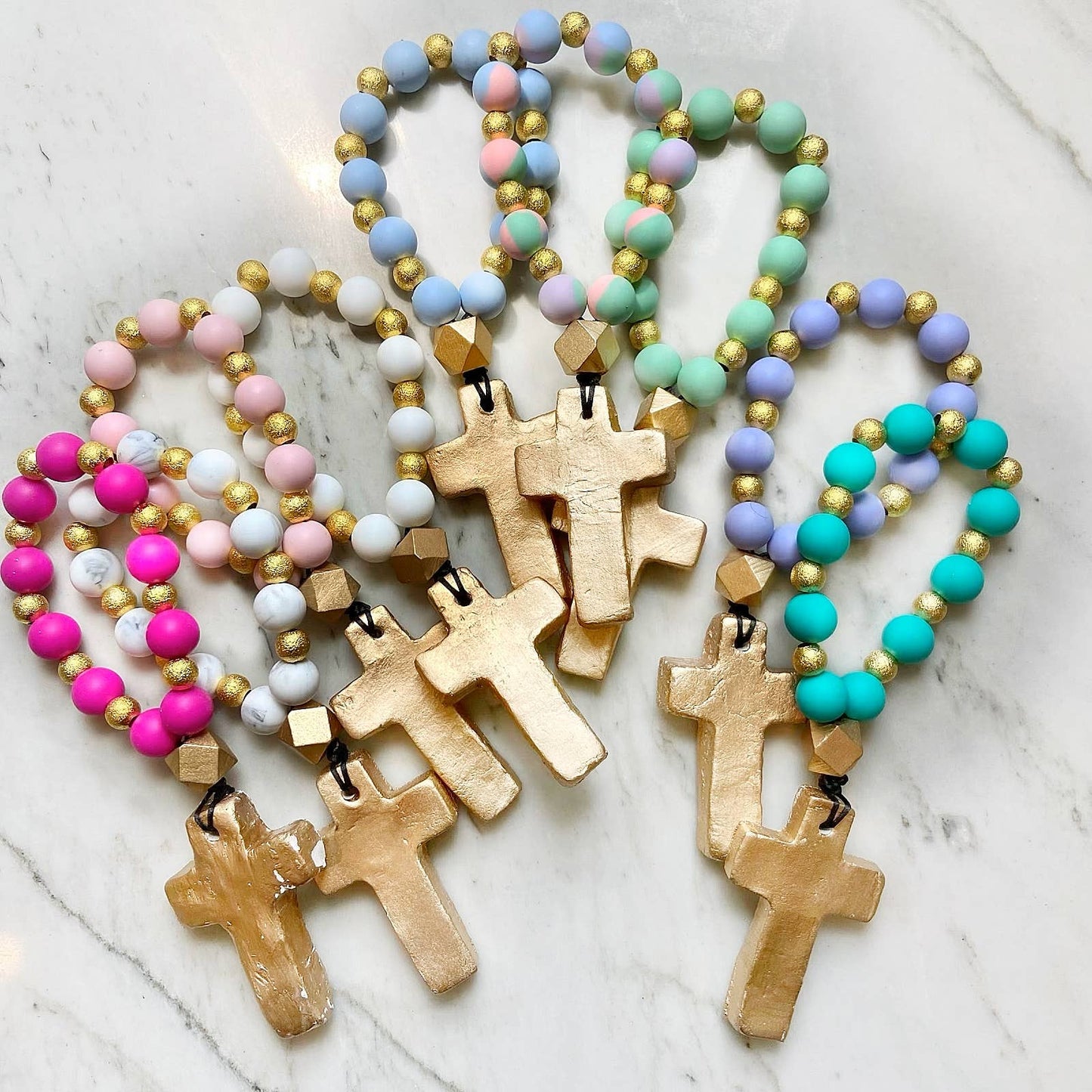 Prayer Beads with Gold