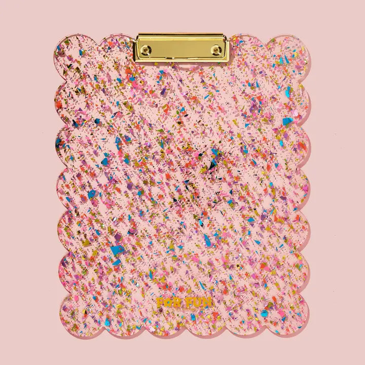 HAPPY CONFETTI LARGE CLIPBOARD