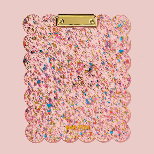 HAPPY CONFETTI LARGE CLIPBOARD