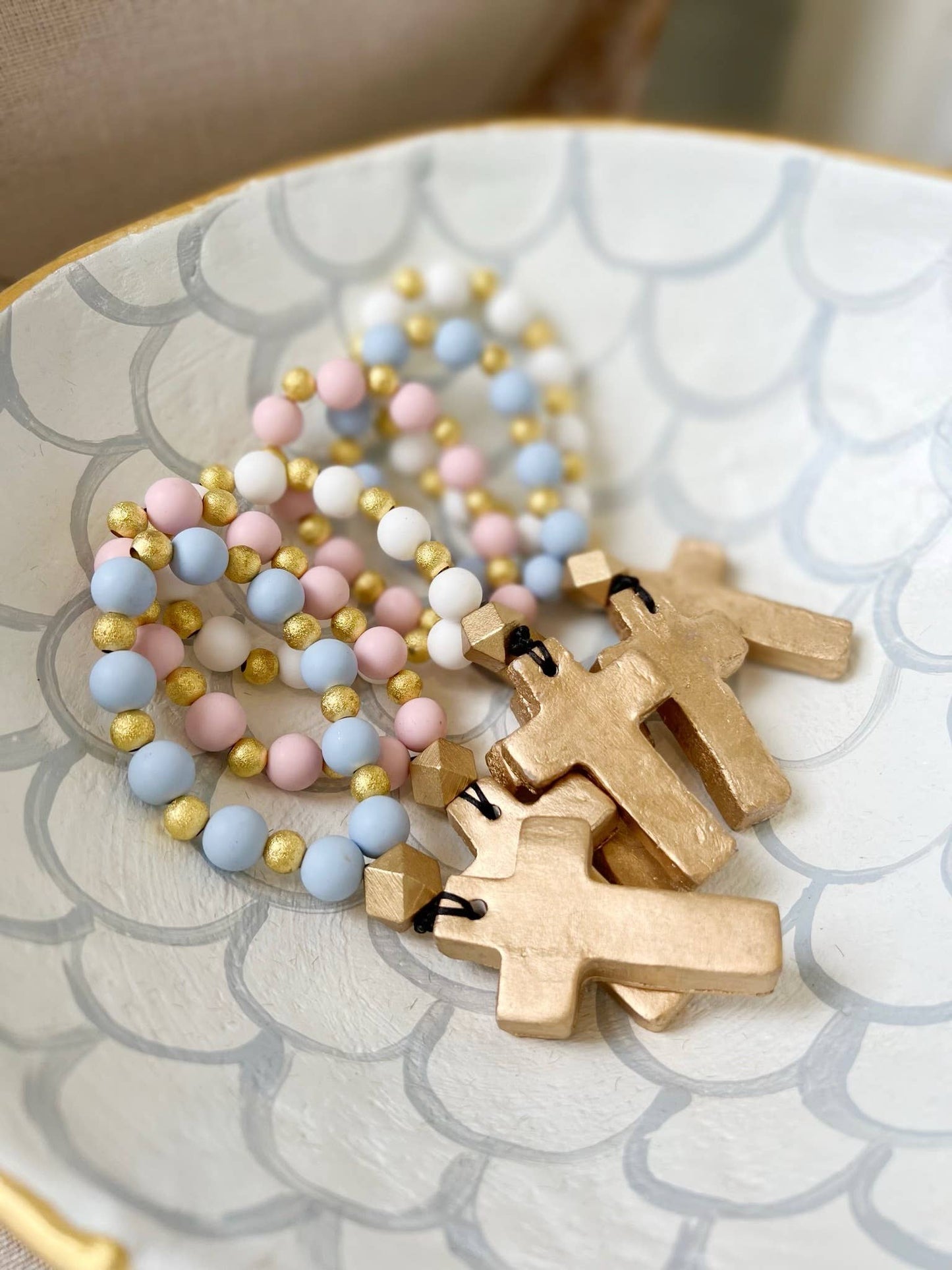 Prayer Beads with Gold