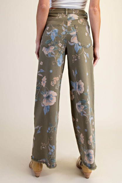 MEADOW BLOOM WIDE-LEG PANTS