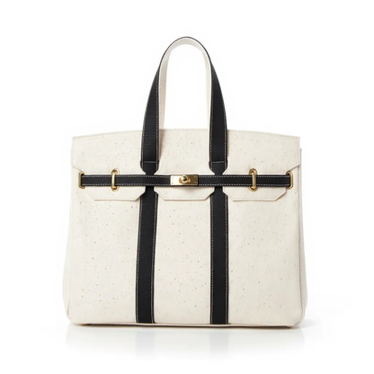The Luxe Signature Tote- Short Handle